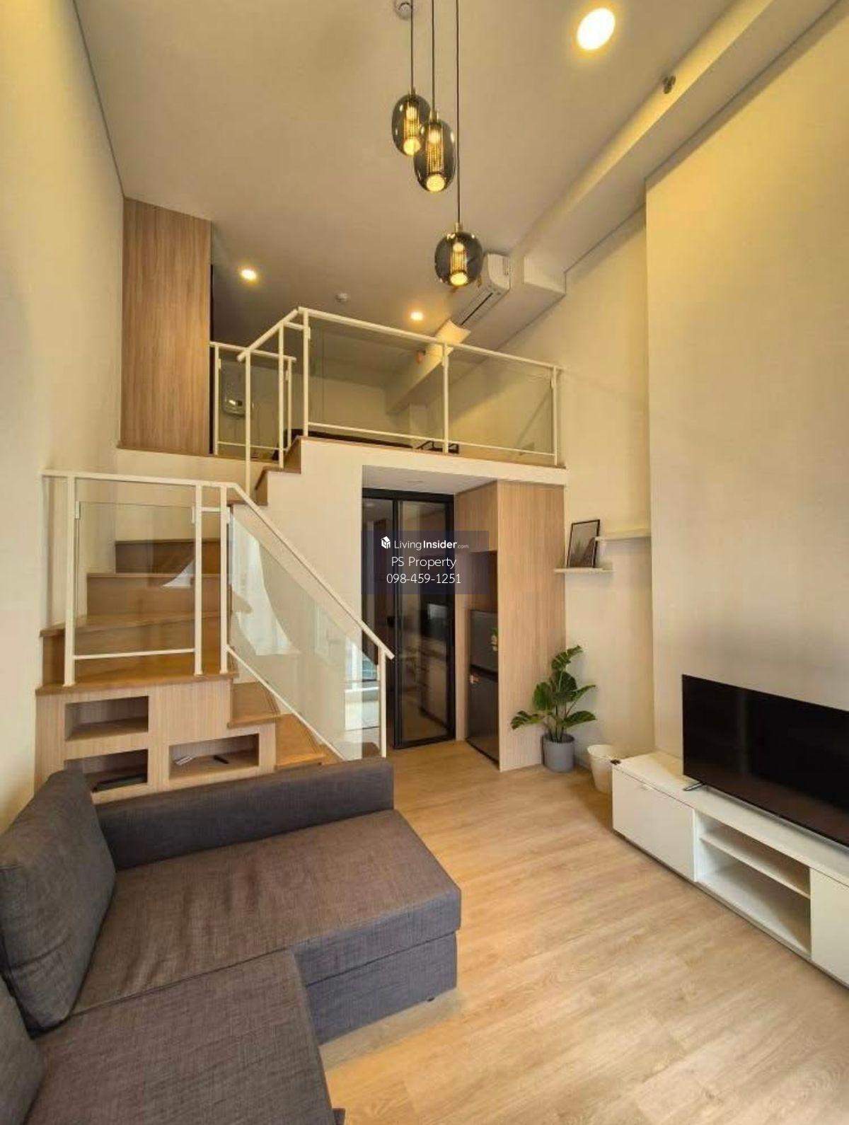 Duplex One Bedroom Near MRTA Station, Fully Furnished