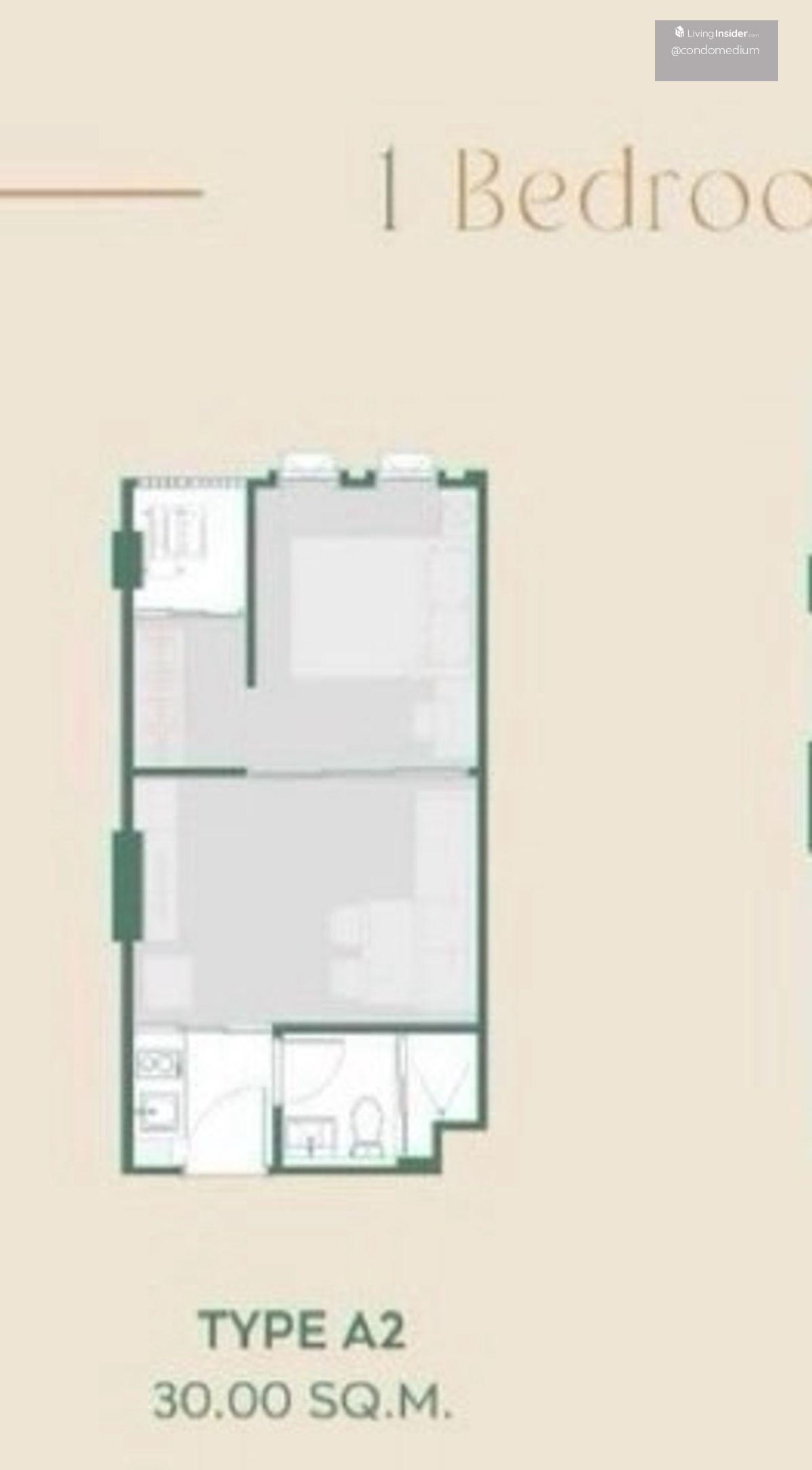 Aspire Arun Prive - 1-комнатная квартира рядом с MRT Bang Khun Non