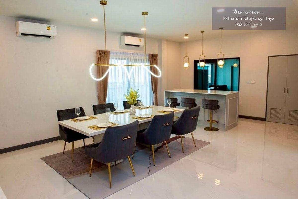 Luxury Single House at The City Bangna - Fully Furnished Emerald Model