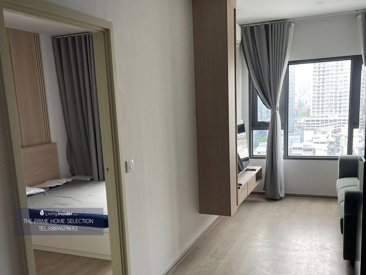Компактна 1-кімнатна квартира в Life Rama 4-Asoke з видом на місто