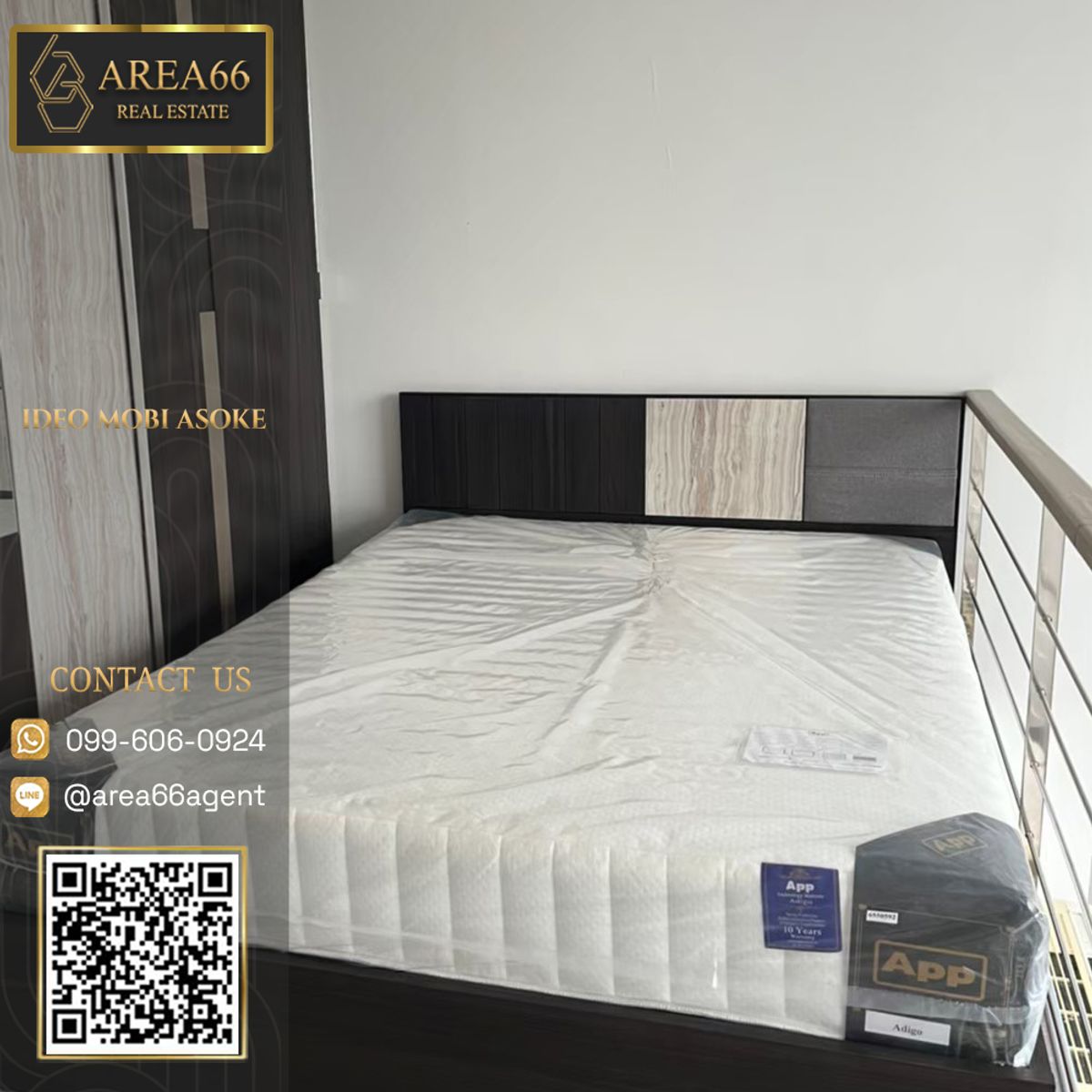 1 Bedroom Condo at Ideo Mobi Asoke - Fully Furnished