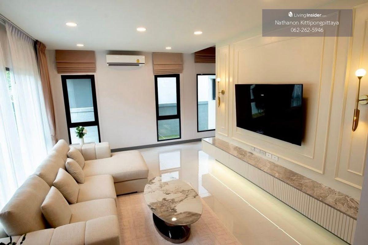 Luxury Single House at The City Bangna - Fully Furnished Emerald Model