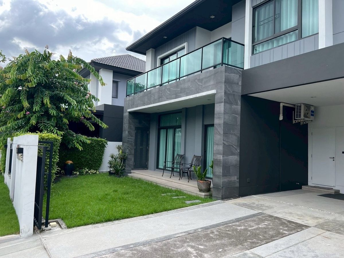 2-этажный отдельный дом в проекте Bangkok Boulevard, Ram Inthra-Seri Thai