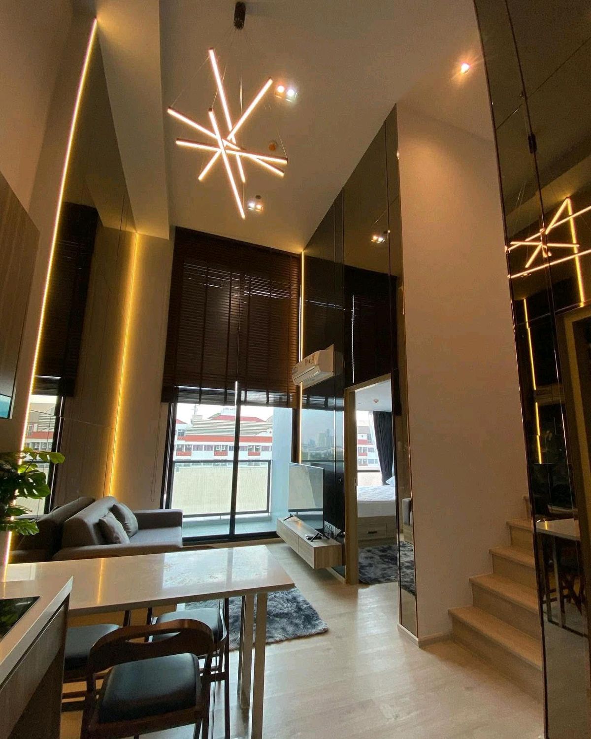 Altitude Unicorn Sathorn-Taphra Loft Condo Near BTS