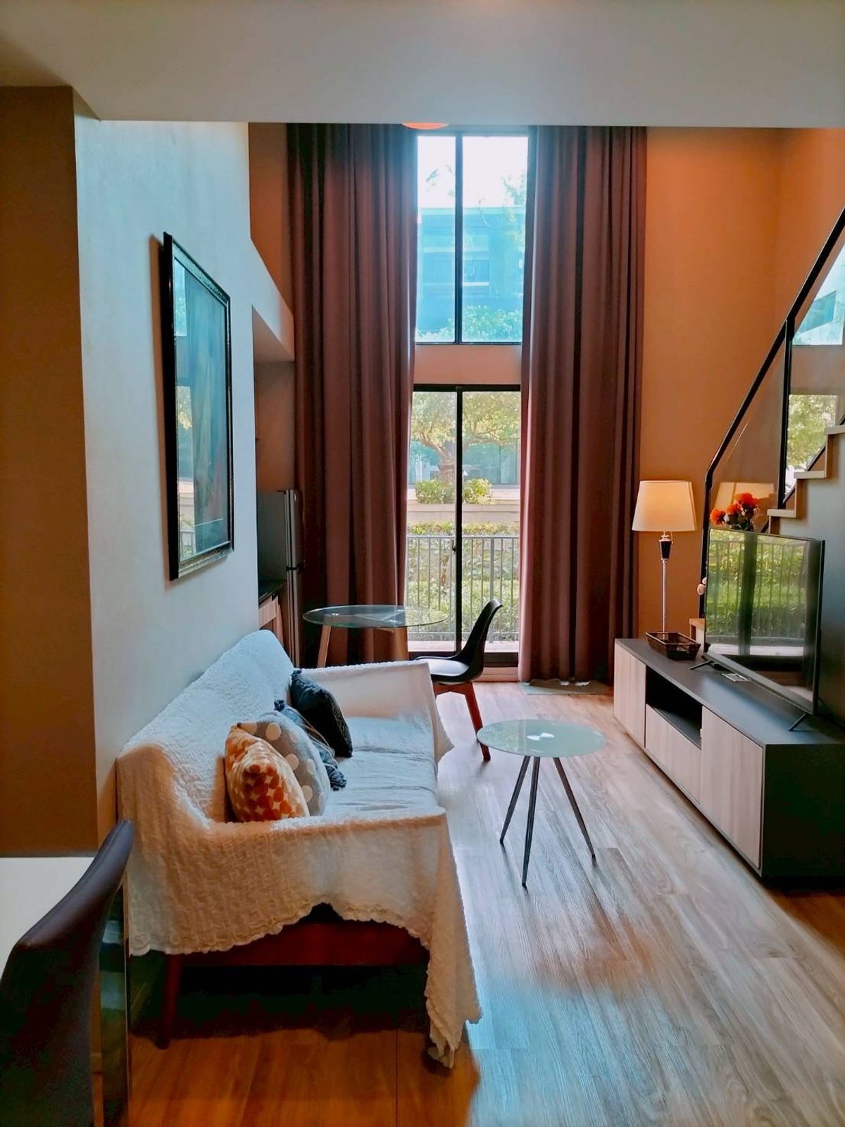 Duplex 1 Bedroom Condo near Sathorn, Fully Furnished