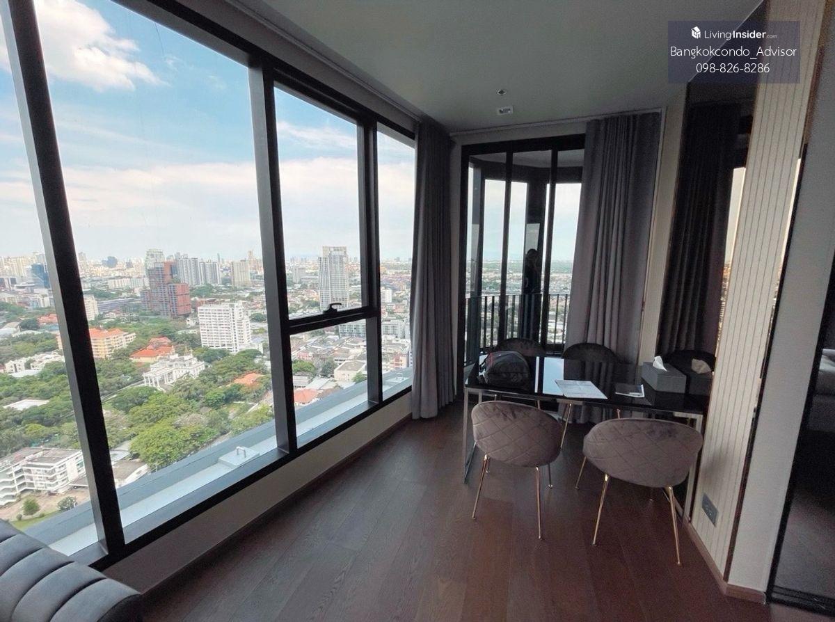 2-спальна кутова квартира з панорамним видом на місто 180 градусів у Ideo Q Sukhumvit36