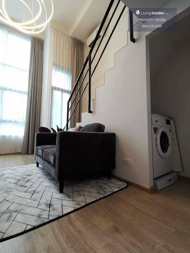 Duplex 1-Bedroom Condo near Ramkhamhaeng, Fully Furnished