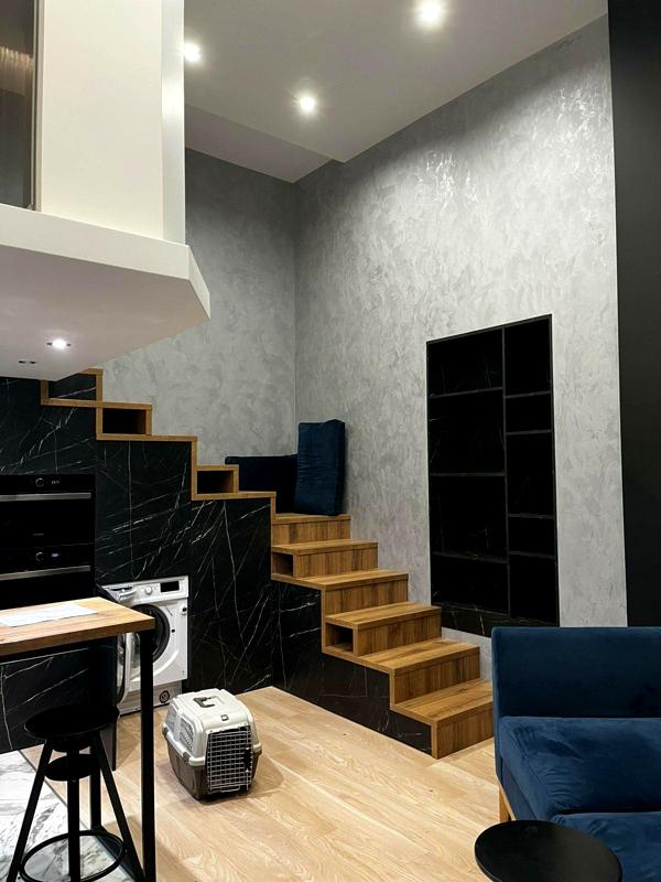 Modern 1-Bedroom Apartment in City Center with Scandinavian Design