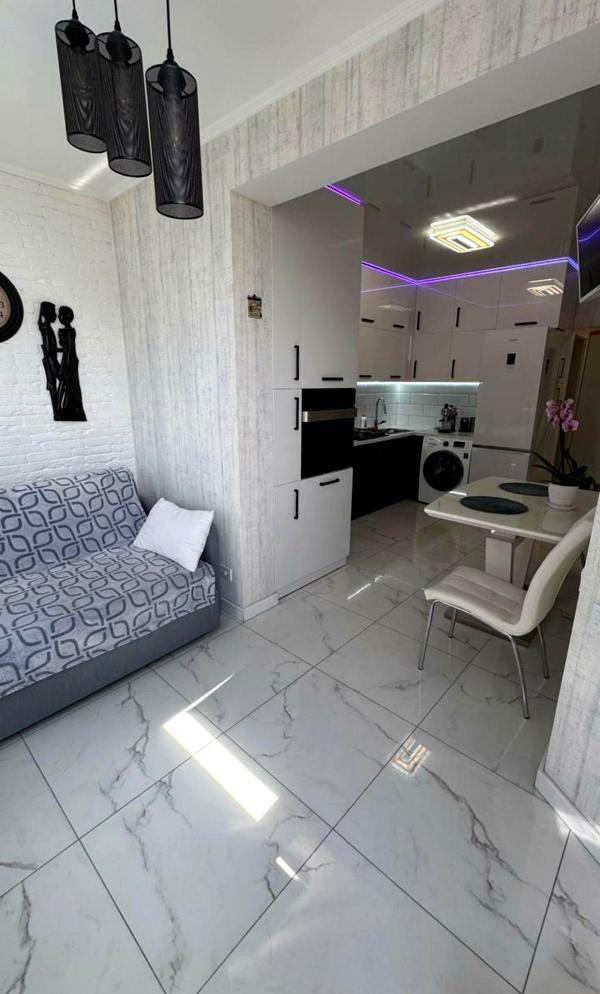 One-bedroom apartment with modern design and comfort features