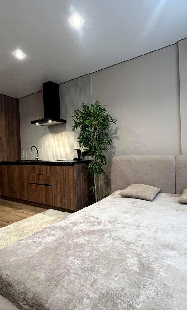 Modern 1-bedroom apartment with stylish design and full amenities