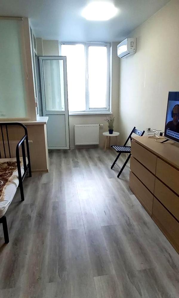 1-bedroom studio apartment near Teremki metro, 30 sq.m, fully furnished