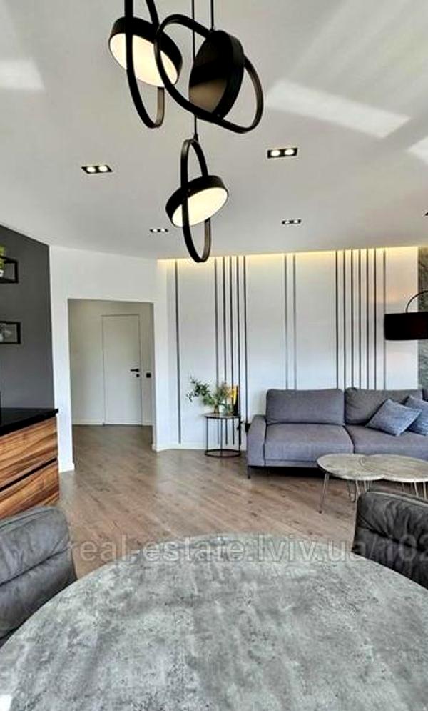 Modern Apartment with Designer Interior and Marble Bathroom