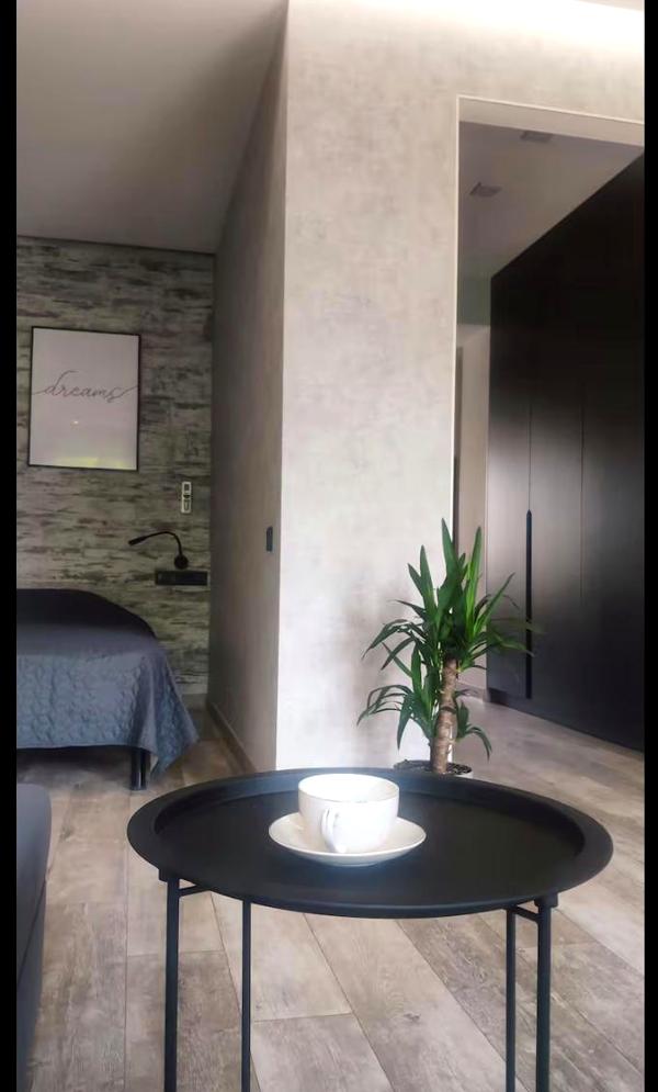Spacious 1-bedroom apartment in city center with designer renovation