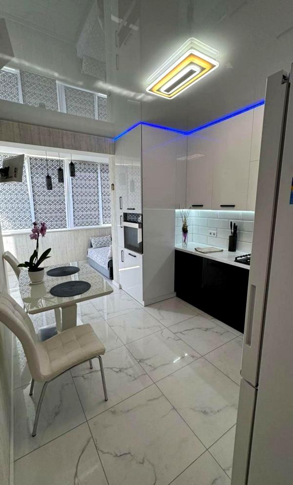 One-bedroom apartment with modern design and comfort features