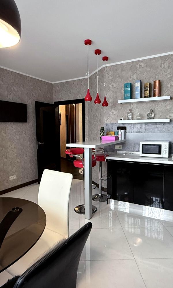 Spacious 2-bedroom apartment near Osokorkы metro with panoramic view