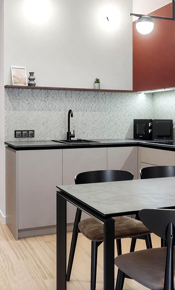 2-Bedroom Designer Apartment in City Center with Terrace