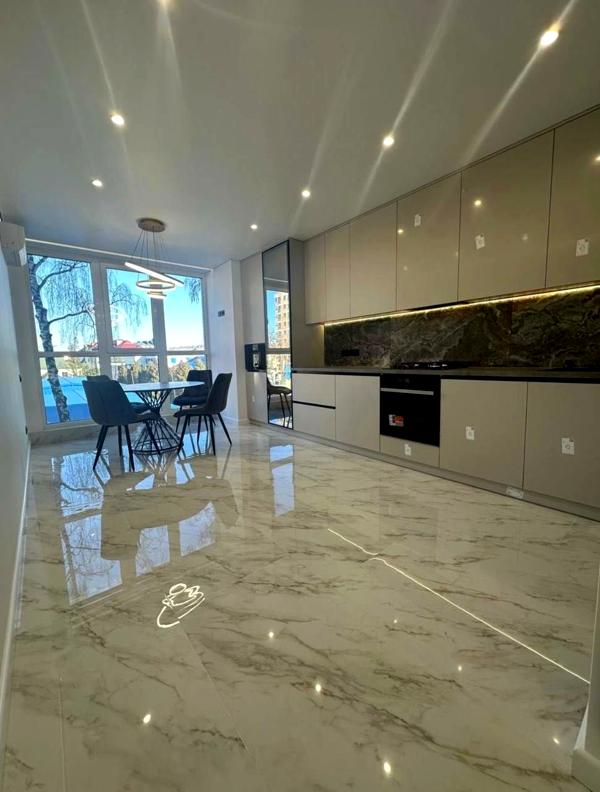 Spacious 1-bedroom apartment with euro renovation, first rental