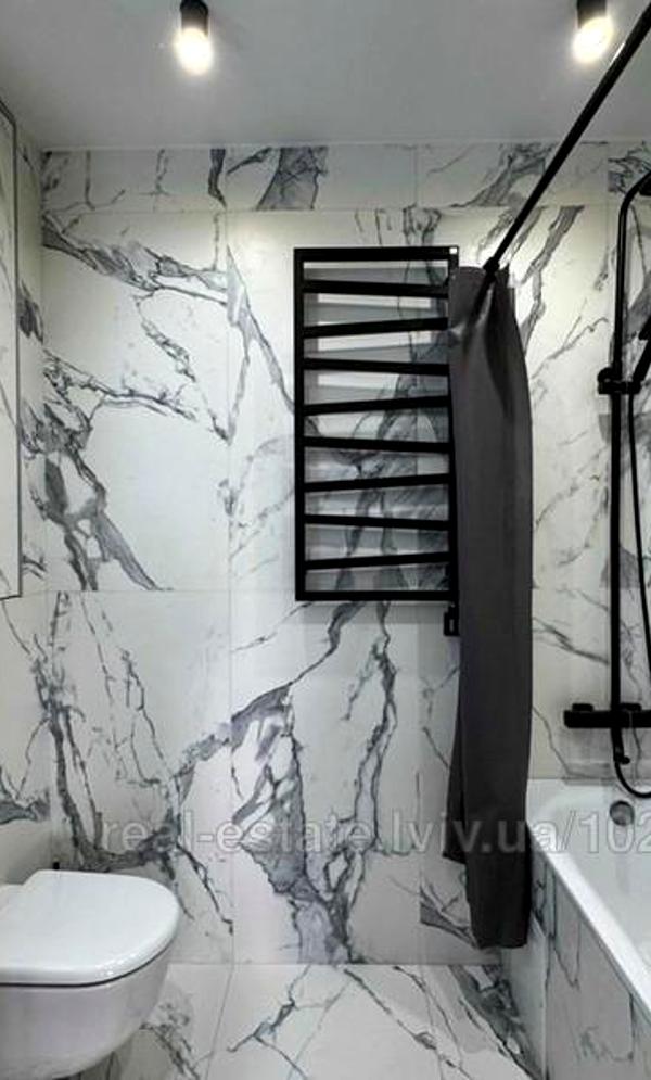 Modern Apartment with Designer Interior and Marble Bathroom