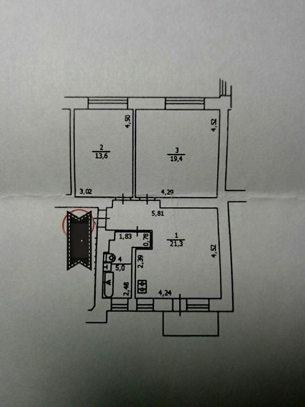 Two-room apartment in Pechersk Lipki, near government quarter