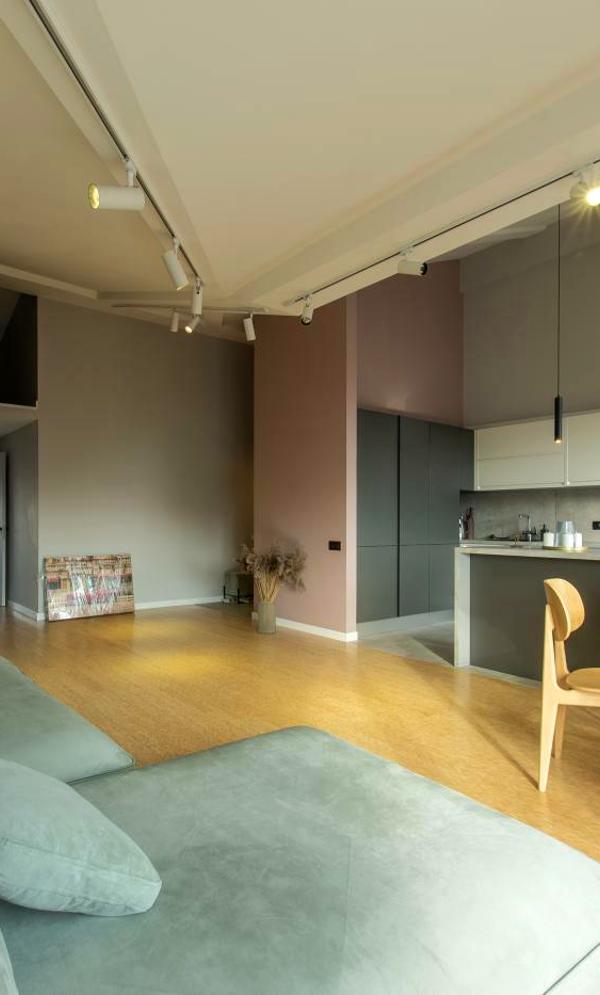 Panoramic 2-Room Apartment in City Center with Modern Design