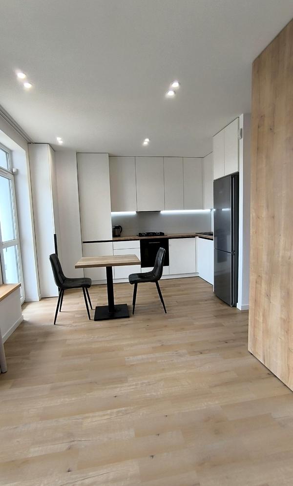 Modern 1-Bedroom Apartment with Studio Kitchen on Pekarska Street