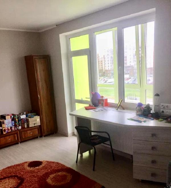 New building with euro renovation, 1 closed room