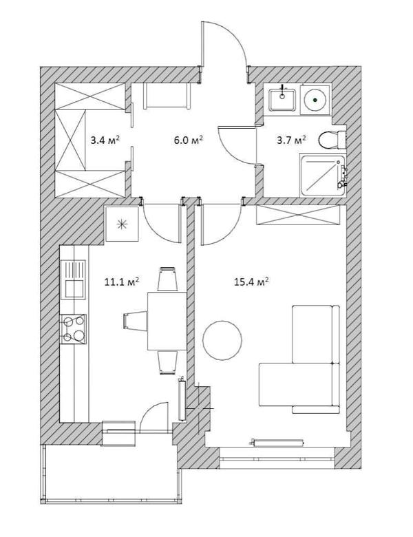 Cozy 1-Bedroom Apartment in Lviv, Near City Center