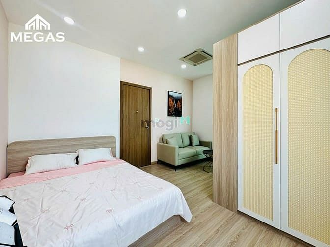 Modern Studio Apartment with Full Furniture and Glass View