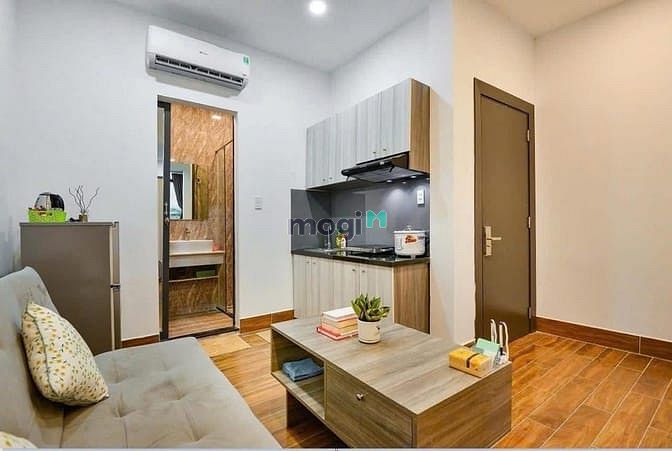 Modern Studio with Built-in Kitchen and AC