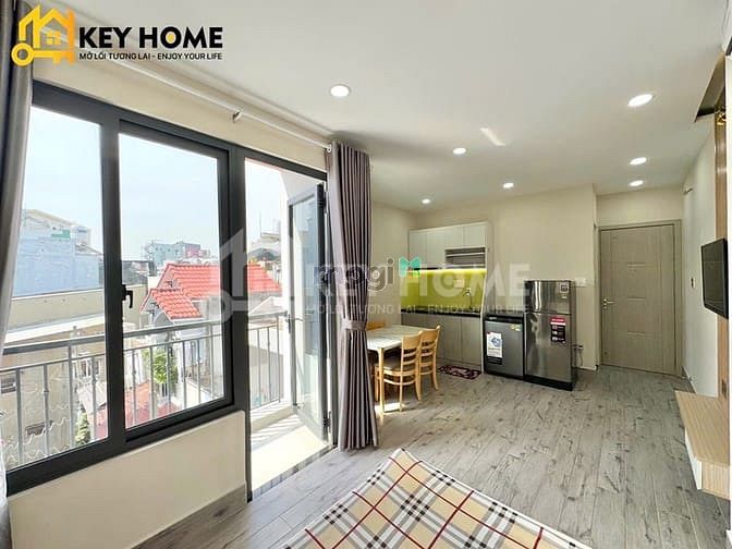 Modern Studio with Balcony Near Shopping Mall