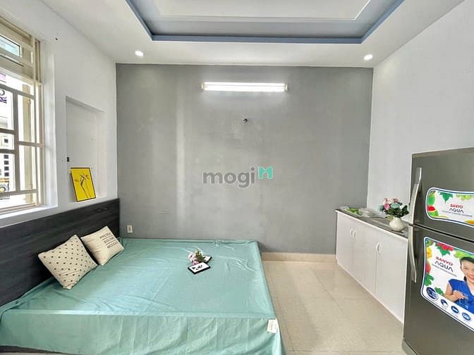 Furnished Studio with Air Conditioning and Kitchen
