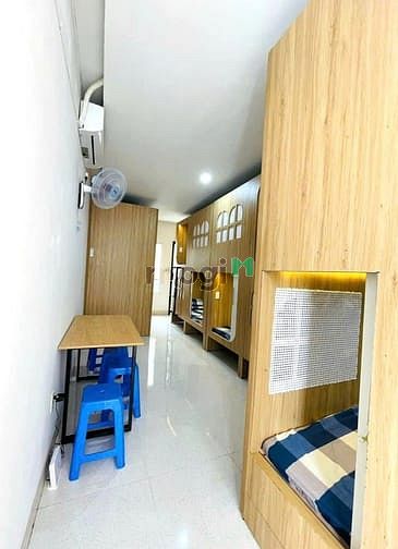 Modern Capsule Room with Personal Workspace and Bathroom