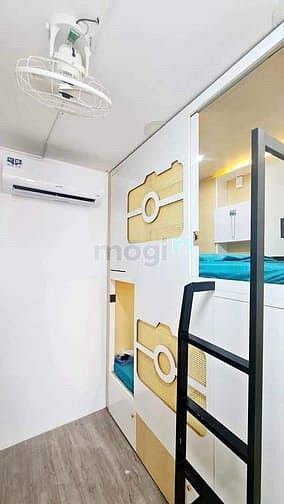 Modern Sleepbox Room with AC and Laundry