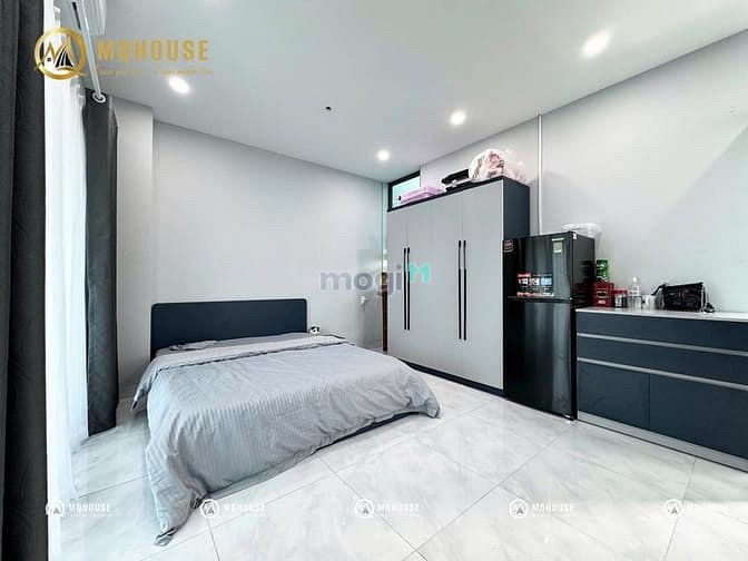 Modern Studio Apartment with Washer and Balcony