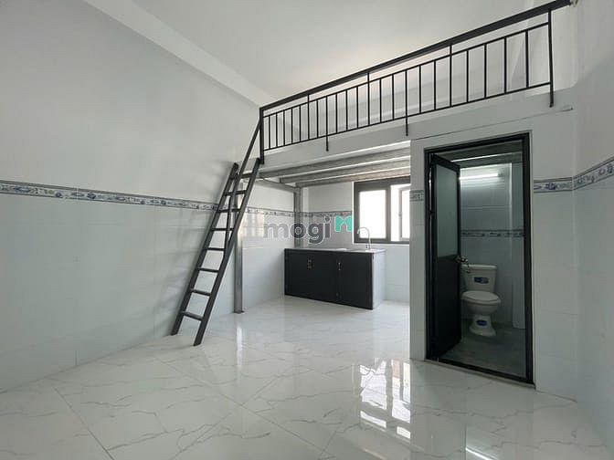 Spacious Loft-Style Studio with Mezzanine near Quang Trung Street
