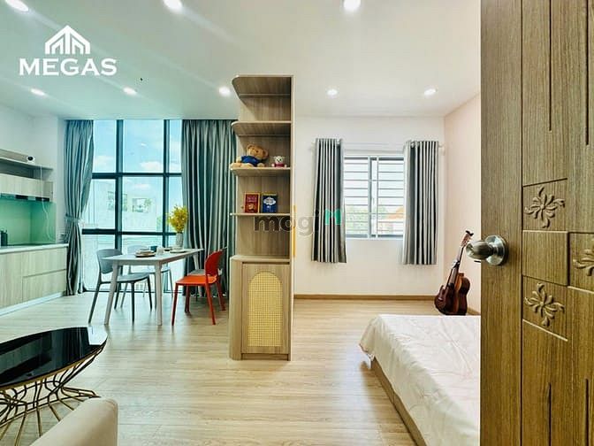 Modern Studio Apartment with Full Furniture and Glass View