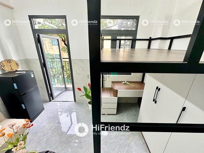 Modern Loft-Style Apartment with Open Space and Balcony near Tan Phu District