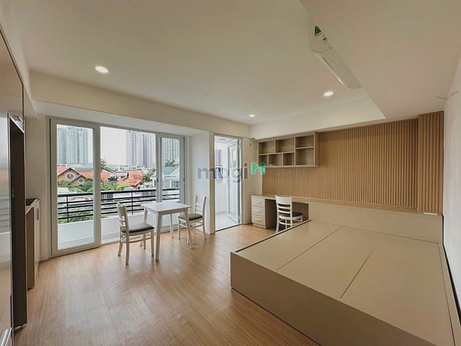 High-End Furnished Studio Apartment with Balcony and City View