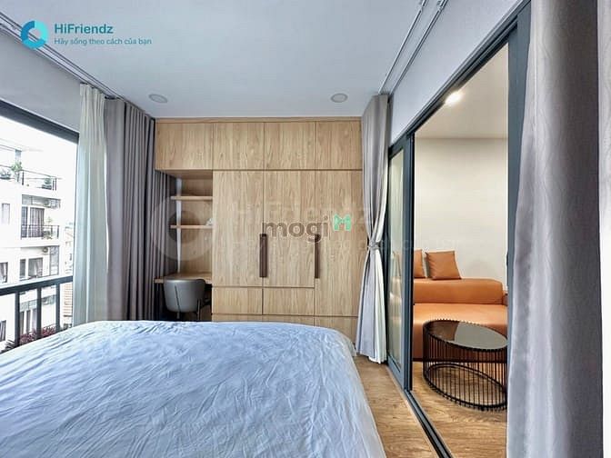 Studio apartment in Thao Dien with large balcony, 24/7 security
