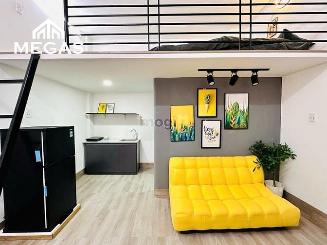 Fully Furnished Loft-Style Studio Apartment with High Ceiling near FPT University