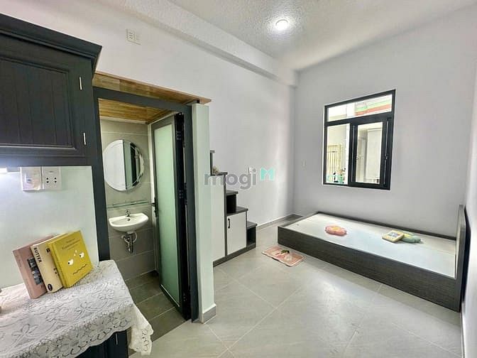 CHDV near Luy Ban Bich, room with loft, window, 1 bedroom