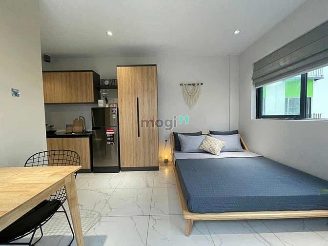 Studio Apartment with Balcony in District 2, Modern Design