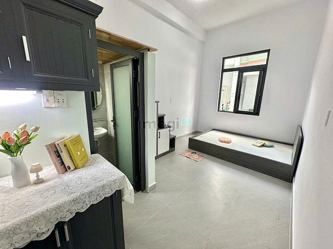 CHDV near Luy Ban Bich, room with loft, window, 1 bedroom