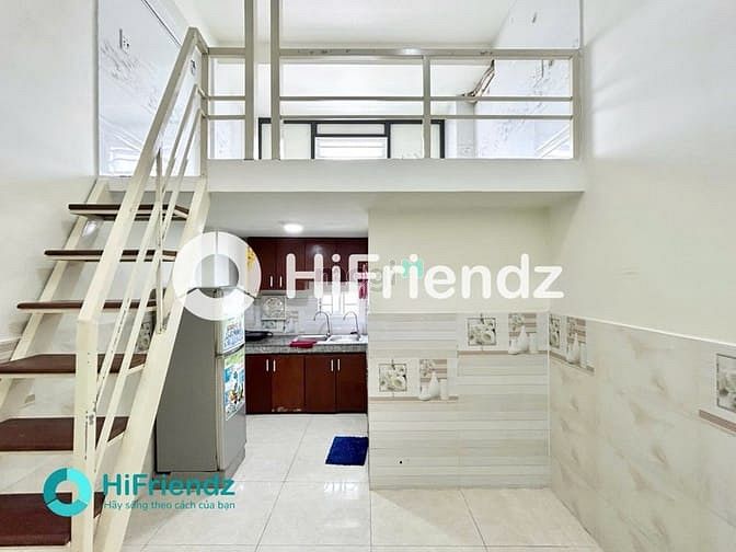 Fully Furnished Loft-Style Room with Mezzanine near Tan Hoa Canal