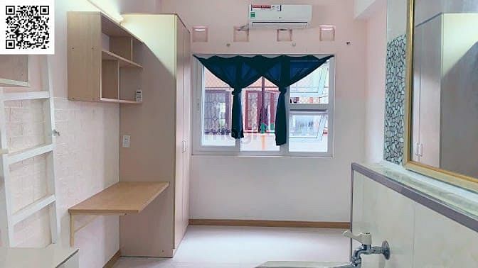 Air-conditioned Room with Loft, Workspace, 24/7 Security