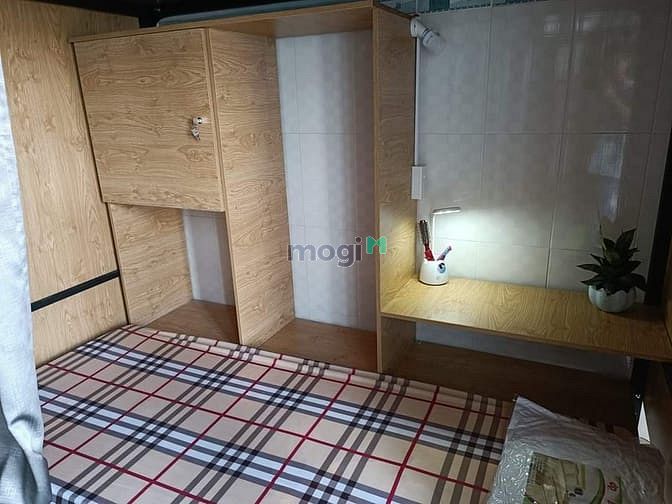 Modern Sleep Box Studio with Appliances in Tan Phu