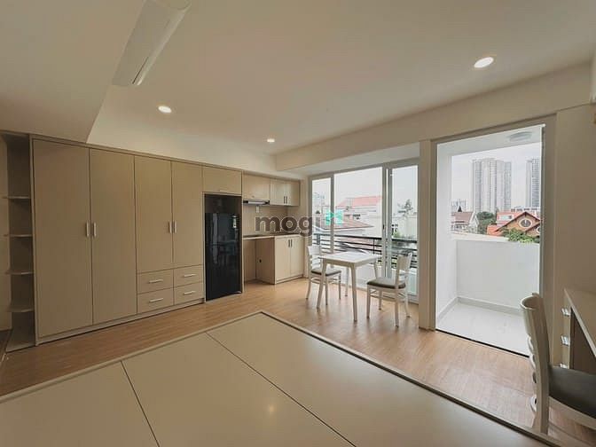 High-End Furnished Studio Apartment with Balcony and City View