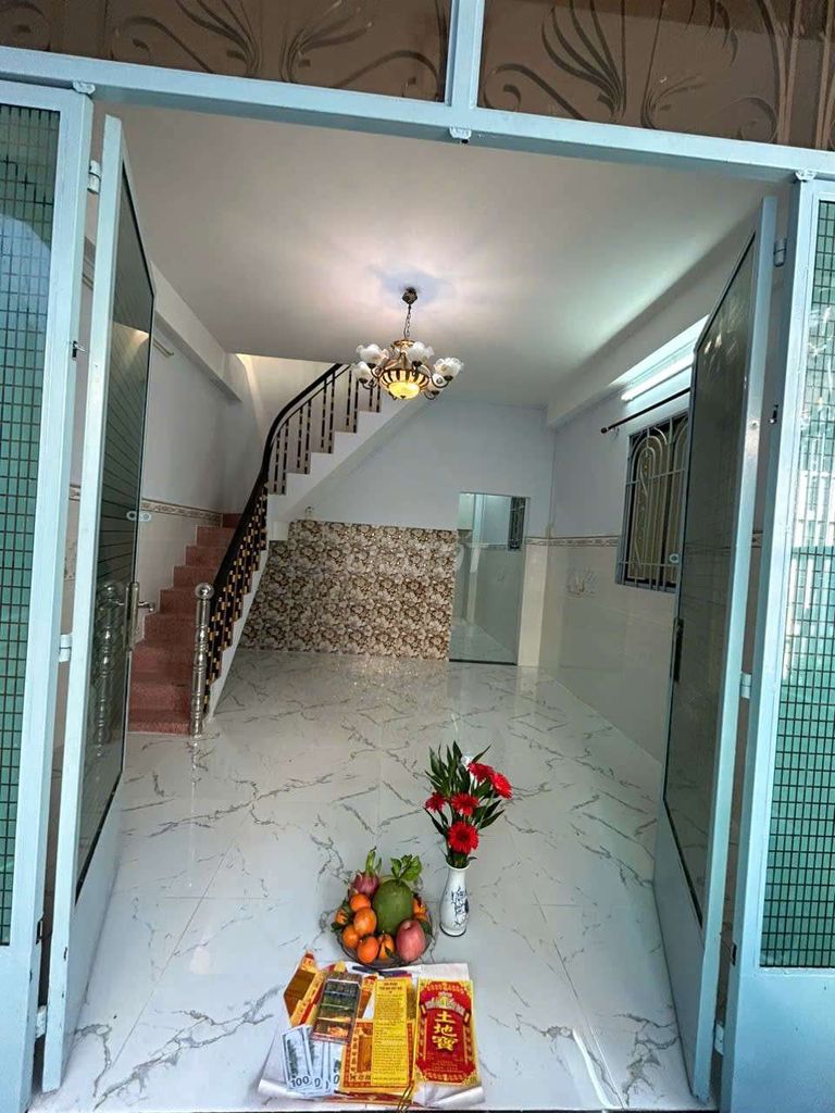 Modern Two-Story House with Marble Floors