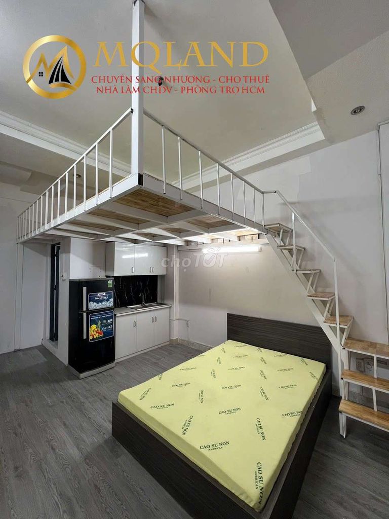 Modern Studio Apartment with Loft Design