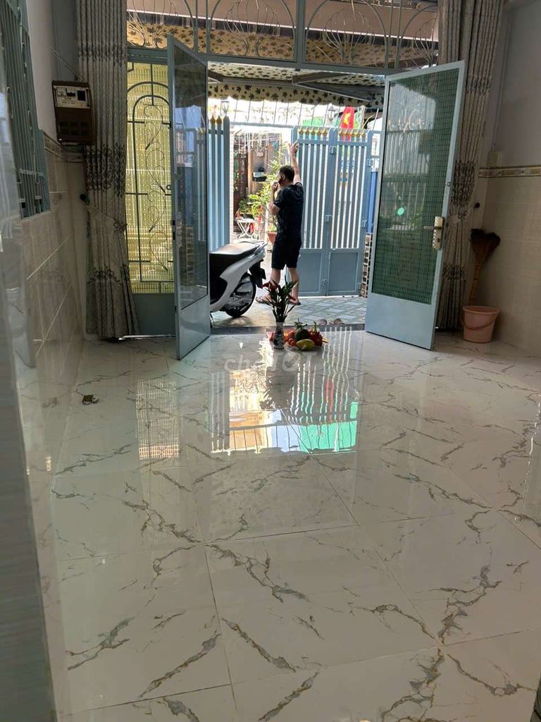 Modern Two-Story House with Marble Floors